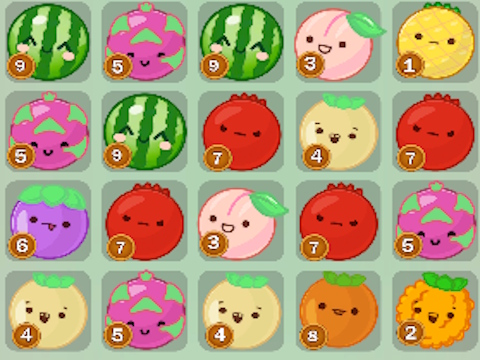 Trò chơi Dice Puzzle: Trái cây!  trực tuyến