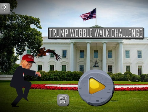 Trò chơi Trump chao đảo thử thách đi bộ  trực tuyến