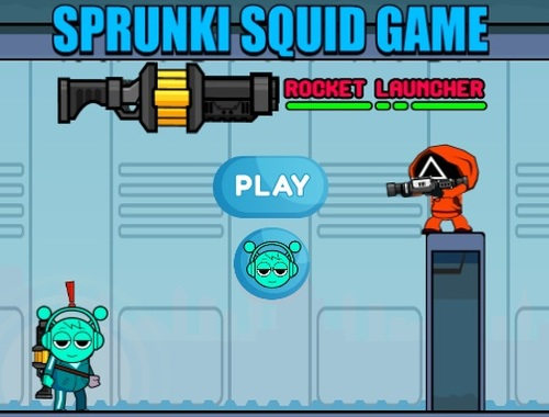 Trò chơi Sprunki Squid Game Rocket Launcher trực tuyến