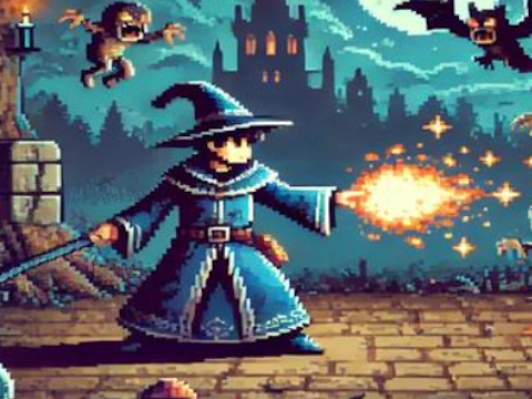 Trò chơi Phù thủy Pixel  trực tuyến