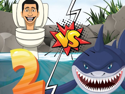 Trò chơi Hungry Shark vs Skibidi 2 trực tuyến