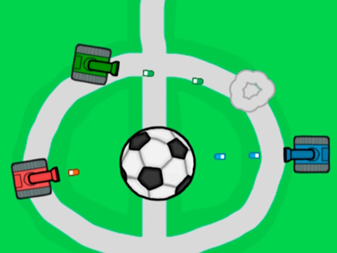 Trò chơi Tank Soccer Battle 1 2 3 4 Người chơi  trực tuyến