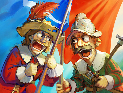 Trò chơi Musketeers Gunpowder vs Steel trực tuyến