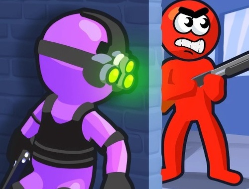 Trò chơi Mr Bullet: Ninja Killstreak tàng hình  trực tuyến