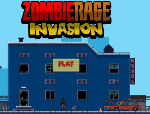 Trò chơi Zombie Rage xâm lược  trực tuyến