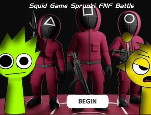 Trò chơi Trò chơi Squid Sprunki FNF Battle  trực tuyến