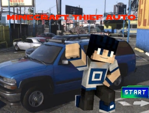 Trò chơi Minecraft Thief Auto trực tuyến