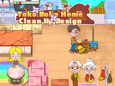 Trò chơi Toka Boka Home Clean Up Design trực tuyến