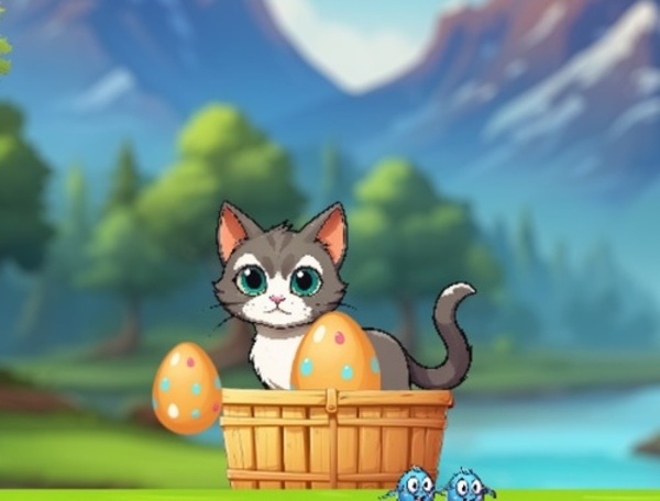 Trò chơi Cuộc phiêu lưu kitty đói  trực tuyến