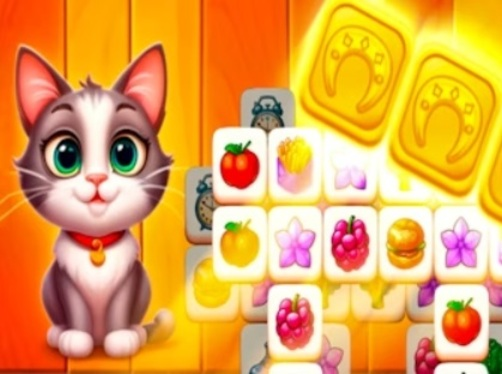 Trò chơi Câu đố phù hợp với ngói Cat Town  trực tuyến