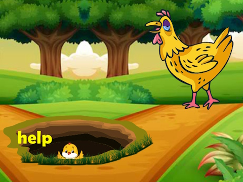 Trò chơi Tình huống nguy hiểm Chick Escape  trực tuyến