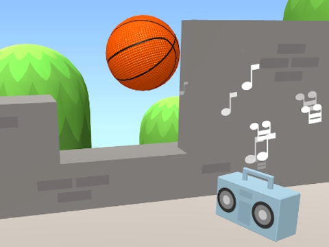 Trò chơi Bounce Dunk Basketball  trực tuyến