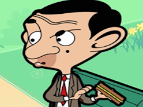 Trò chơi Mr Bean trượt câu đố  trực tuyến