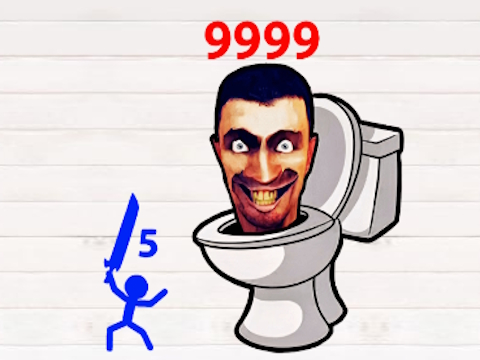 Trò chơi Stickman Hero Skibidi Tháp phòng thủ  trực tuyến