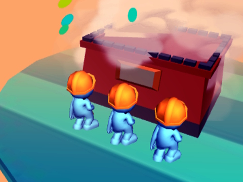 Trò chơi Gạch Rush 3D  trực tuyến