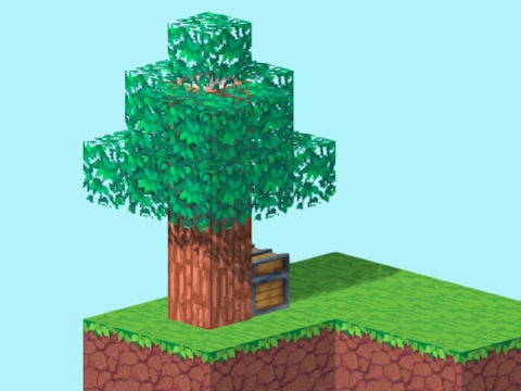 Trò chơi SkyBlock 3D: Sống sót  trực tuyến
