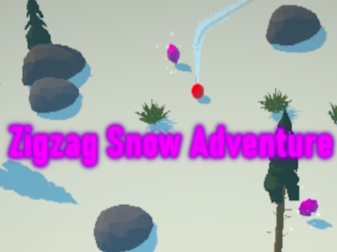 Trò chơi Zigzag Snow Adventure  trực tuyến
