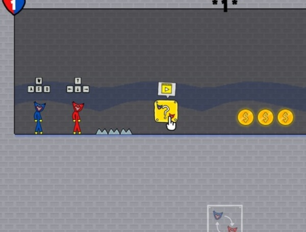 Trò chơi Stickman Huggy Party Duo  trực tuyến