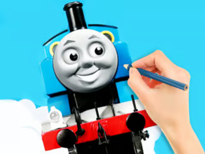 Trò chơi Sách tô màu: Thomas & Friends  trực tuyến