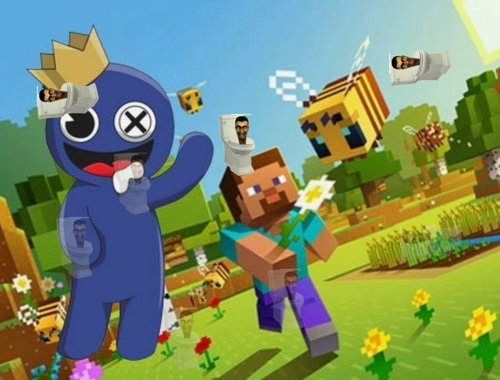 Trò chơi Bạn bè cầu vồng minecraft hidden skibidi  trực tuyến