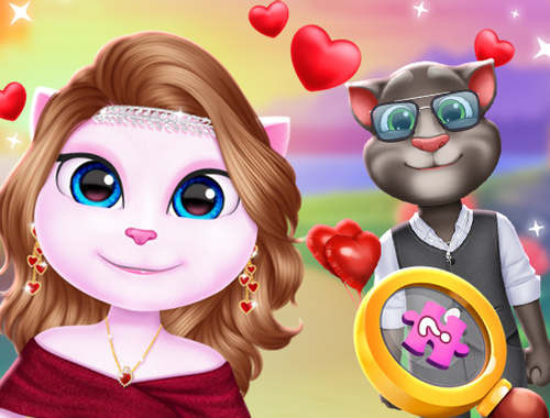 Trò chơi Kitty cặp đôi Valentine đáng yêu  trực tuyến