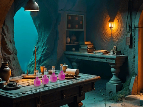 Trò chơi Thoát khỏi Sorceress thoát khỏi nước  trực tuyến