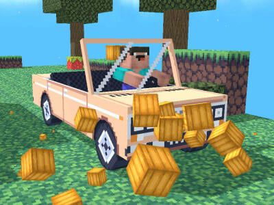 Trò chơi Noob: Obby trong xe hơi  trực tuyến