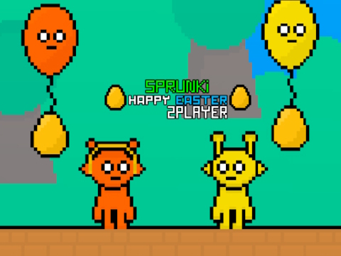 Trò chơi Sprunki Happy Easter 2Player  trực tuyến