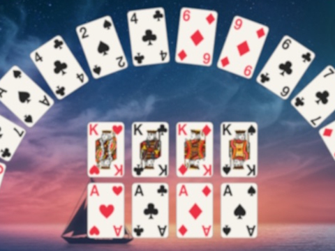 Trò chơi Lưỡi liềm Solitaire  trực tuyến