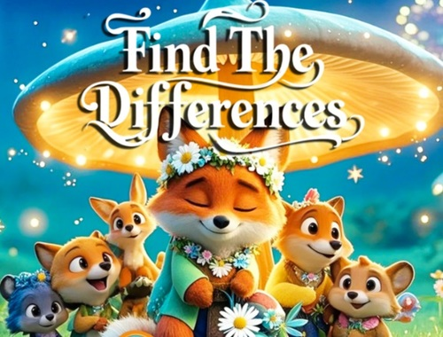 Trò chơi Tìm sự khác biệt: Fox thân thiện  trực tuyến