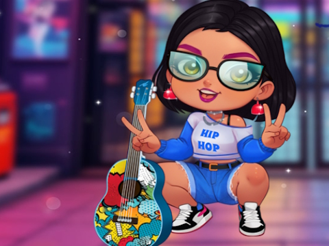 Trò chơi Cô gái hip hop sành điệu  trực tuyến