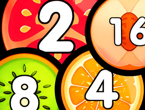 Trò chơi Hợp nhất Balls Shooter 2048 Kết nối trái cây  trực tuyến