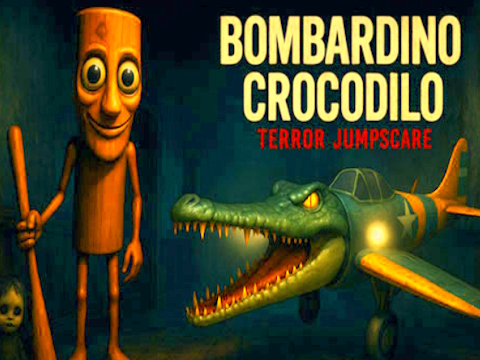 Trò chơi Bombardino Crocodilo Terror Jumpscare  trực tuyến
