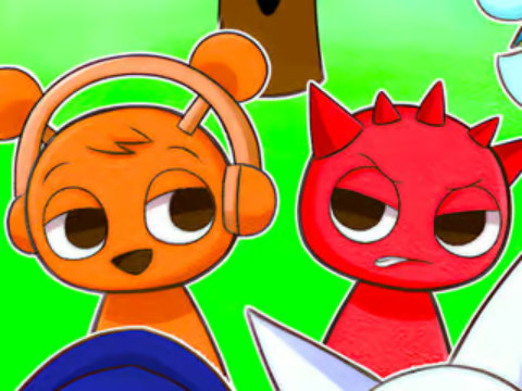 Trò chơi Pigsaw Puzzle: Sprunki Incredibox gia đình  trực tuyến