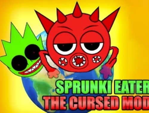 Trò chơi Sprunki Eater the bị nguyền rủa mod  trực tuyến
