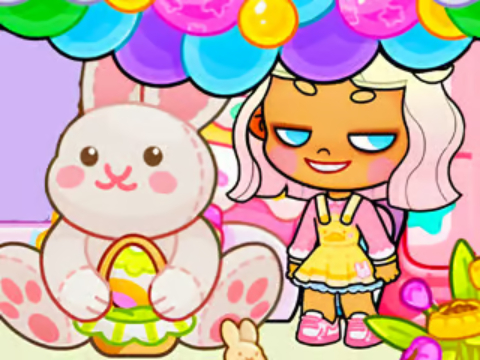 Trò chơi Pigsaw Puzzle: Avatar World Easter Party  trực tuyến
