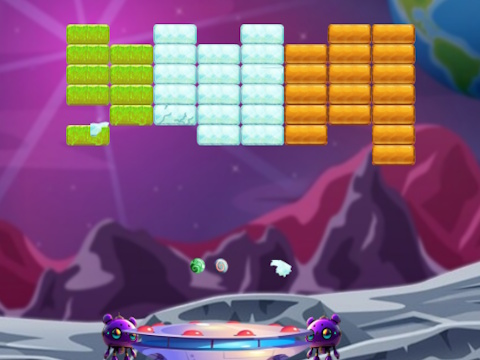 Trò chơi Galaxy Brick Breaker  trực tuyến