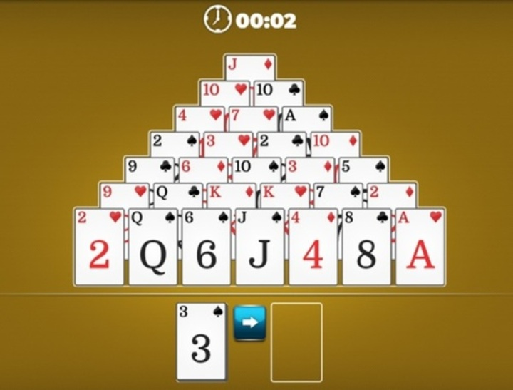 Trò chơi Kim tự tháp Solitaire  trực tuyến