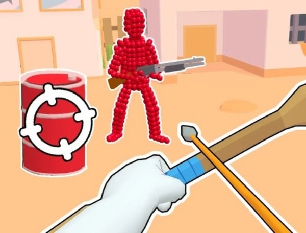 Trò chơi Stickman Archer: Bắn mũi tên vào màu đỏ  trực tuyến