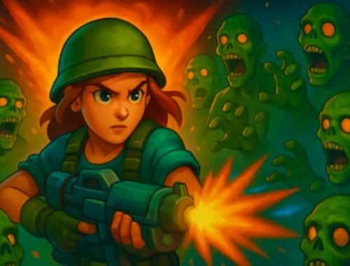 Trò chơi Zombie tự động phòng thủ  trực tuyến