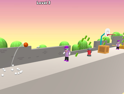 Trò chơi Bounce Dunk Basketball  trực tuyến