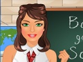 Trò chơi Barbie đi đến trường trang điểm  trực tuyến