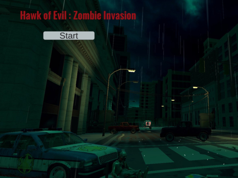 Trò chơi Diều hâu của cuộc xâm lược zombie xấu xa trực tuyến