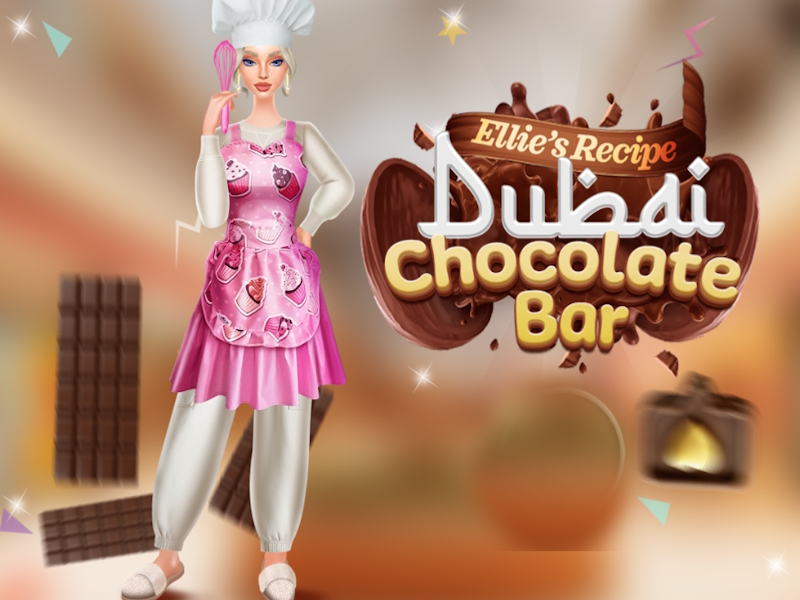 Trò chơi Công thức của Ellie Dubai Chocolate Bar trực tuyến