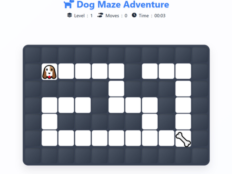 Trò chơi Chó Maze Adventure trực tuyến