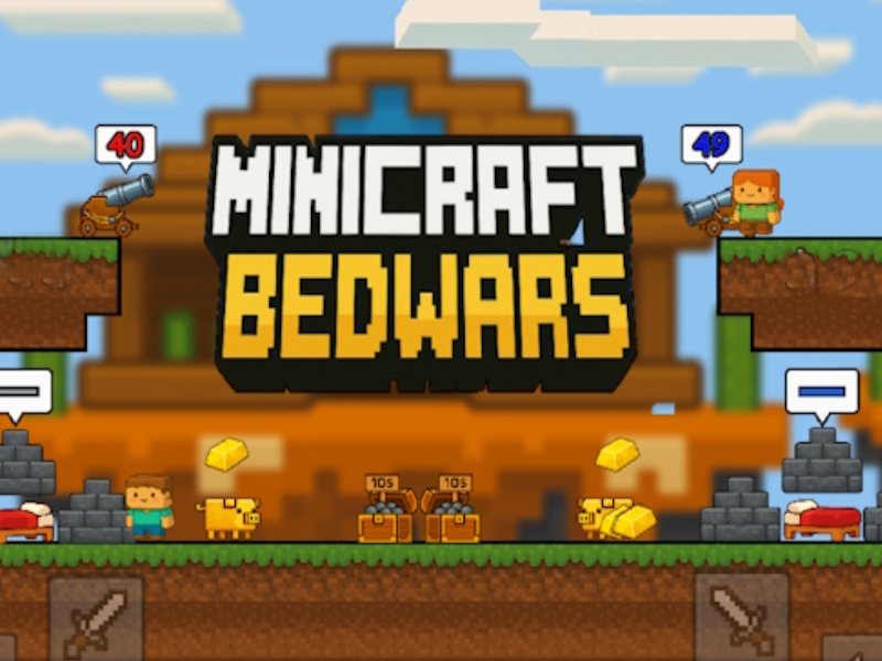 Trò chơi Bedwars minicraft trực tuyến