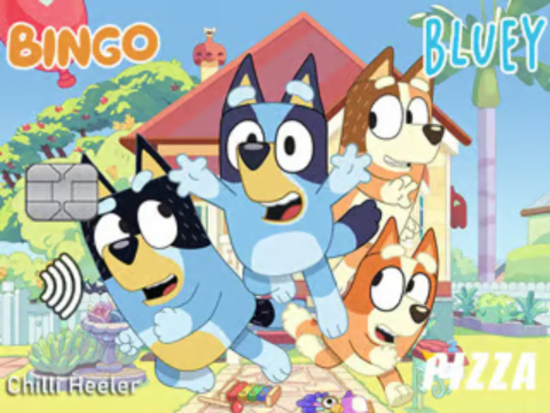 Trò chơi Pigsaw Puzzle: Thẻ tín dụng Bluey trực tuyến