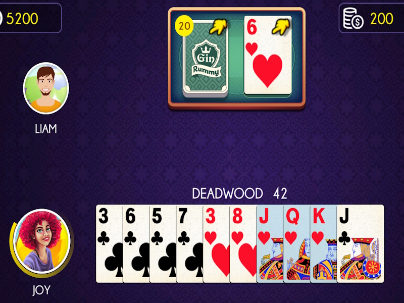 Trò chơi Gin Rummy trực tuyến