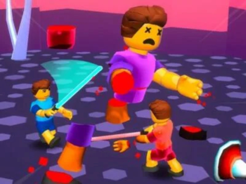 Trò chơi Anh hùng Khối Arena! Ragdoll kiếm trực tuyến