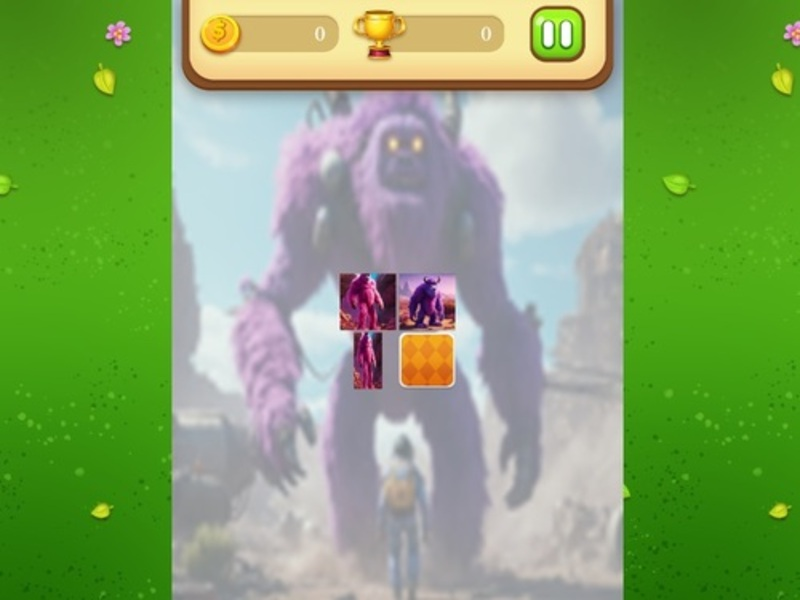 Trò chơi Trận đấu bộ nhớ Yeti trực tuyến